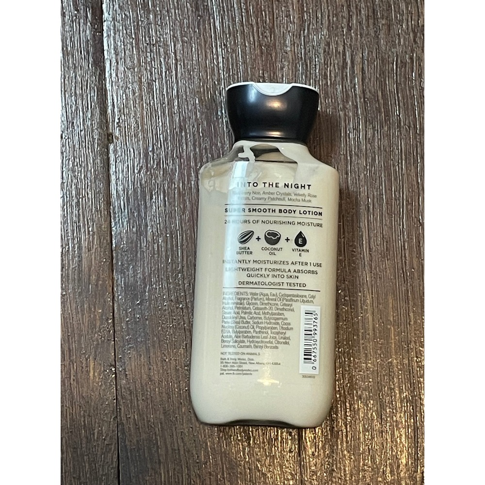 Bath & Body Works Into The Night Body Lotion Shea Vitamin E 8 Oz - Picture 3 of 5